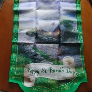 Thomas Kinkade Happy St. Patrick's Day Flag